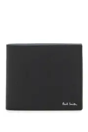 Bi-fold leather wallet PAUL SMITH Men Sz. U STANDARD M1A4832NSTRGS 79 BLACK