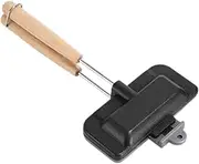 ibasenice Double Sided Sandwich Maker Non Stick Egg Frying Pan Pancake Maker Toast Pan for Breakfast Easy to Clean Grill for Toasted Sandwiches Eggs