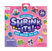 NEW NIB Ooly Shrink-its DYI Shrink Arts & Crafts Shrinky Kit Cute Crew Animals