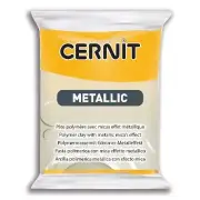 Cernit Metallic Polymer Clay, 700 Yellow- 56g - 2wards Polymer Clay & Crafts