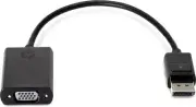 HP DisplayPort to VGA Adapter - Black - F7W97AA