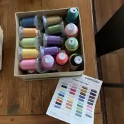 40 Spools Embroidex Polyester Machine Embroidery Thread