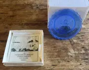 VTG PARIPOINT New In Box Plate Peter Rabbit/Mrs Peter Rabbit BLUE