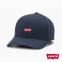 在飛比找Yahoo奇摩購物中心優惠-Levis 男女同款 可調式環釦丹寧棒球帽 / 精工刺繡Lo