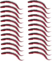 OHPHCALL Soft Bait 30pcs Floating Worm Realistic Design for Bass and Trout Fishing