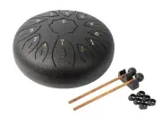 MANO PERCUSSION Black 10" Tongue Drum. Black.