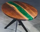 Oval Epoxy Table Epoxy Coffee and dining tabletop For Home Decor