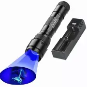 UV Flashlight Black Light, 365nm UV Led Blacklight Flashlights and Rechargeab...