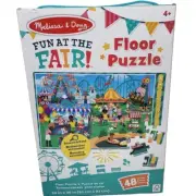 Melissa and Doug Fun at the Fair Floor Puzzle 48 Pieces 24inx36in New