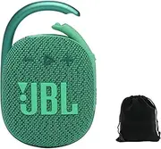 [JBL] Clip 4 Portable Bluetooth Speaker - IP67 Waterproof, Dustproof, 10 Hours Playtime, Integrated Carabiner, Ultra-Portable Design, Bold Style, Rich Pro Sound, Includes Pouch