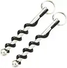 Multi-Tool Corkscrew Keychain Portable Red Wine Bottle Opener Set