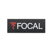 Focal Speaker Custom Made Logo Badge carbon fibre 106mm(4.17")X39mm(1.54")