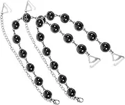 BESPORTBLE Elegant Pearl Rhinestone Bra Straps Metal Shoulder Straps for Bras Comfortable Hooks