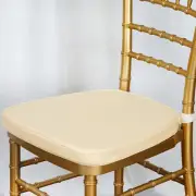 Ivory POLYESTER CUSHION for CHIAVARI CHAIR Wedding Ceremony Dinner Decoration