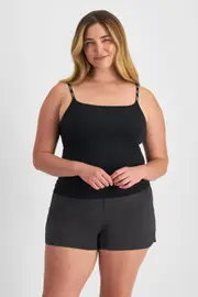 [Bonds] Bonds Women's Sleep Viscose Bamboo Blend Support Singlet in Nu Black Size: Large, Moisture-Wicking L Nu Black