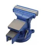 Bench Vise W/ Anvil Swivel 4in Locking Base Tabletop Clamp Heavy Duty Steel