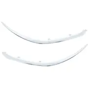 Pair Bumper Face Bar Trims Molding Step Pads Set of 2 Front Driver & Passenger (for: Kia)