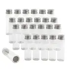 Party Favor Matches Jars, 24pk, Empty Glass Vials w/ Strike Stickers- Darware
