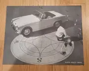 1961 Austin Healey Sprite Factory Data Sheet Original Great Condition