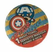 Captain America Cartoon Avengers Marvel Hero Magic Face Washer Towel Flannel