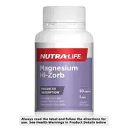 Nutra-Life Magnesium Hi-Zorb 60 Capsules