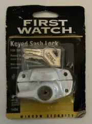 FIRST WATCH Keyed Sash Lock 1404 for Double Hung Windows