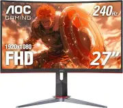C27G2Z 27" Curved 240Hz Gaming Monitor, FHD, Freesync, Height Adjustable