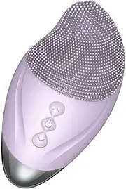 Facial Cleansing Brush Face Scrubber - Soft Silicone Face Scrubber - Rechargeable Vibrating Waterproof Simple Skin Care Tools For Deep Cleansing, Exfoliation & Firming