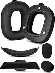 A50 Gen 3 Mod Kit - defean Replacement Earpads and Headband Compatible with Astro A50 Gen 3 Headset,Ear Cushions, Upgrade High-Density Noise Cancelling Foam, Added Thickness (Black Breathable Fabric)