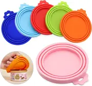 6Pcs Silicone Pet Can Covers,Pet Food Can Lids, Universal Food Safe