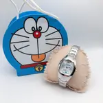 多啦A夢不鏽鋼三眼手錶/ AI-920013/貼手圓弧造形