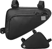 Bike Bag, Triangle Tube Bike Storage Bag, Waterproof Cycling Pouch, Triangular Frame Fit, Water-Resistant 600D Polyester, 26x22x17cm, for Biking