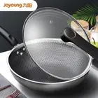Joyoung 30cm stainless steel non-stick frying wok CF30C-CJ538