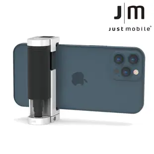 Just Mobile ShutterGrip 2[掌握街拍 2翻轉藍芽拍照握把-銀黑色