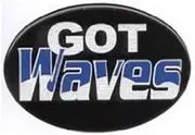 Knockout 519H 'Got Waves?' Hitch Cover