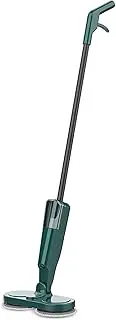Electric Mop, Cordless Electric Spin Mop with 300ml Water Tank and Air Pressure Handle, Artificial Mopping, 90° Rotation Fan Spray, for Hardwood, Tile, Laminate Floor(White)