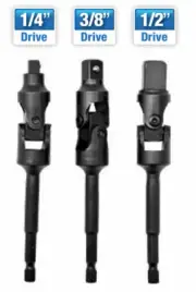 3pc Uni-Joint Drill Socket Adaptor Set PT10848