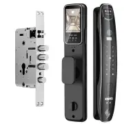 CS7 3D Face 30*300mm Lock Body Smart Door Lock Security Camera Monitor Lock Intelligent Fingerprint Password Biometric E