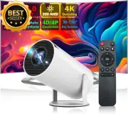 Mini Projector 4K 1080P WiFi 6 BT 5.2 Android 11 Home Outdoor Movie Theater