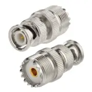 10pcs UHF female SO239 SO-239 jack to BNC male plug RF coaxial adapter connector