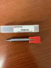 KYOCERA T0938O188 3/32"/1/4 3 FL TiTaN COATED AX SE STUB USA