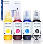 HAPPYTONER Sublimation Ink for Epson 2800 Ecotank ET-3750 ET-3760 ET-3830 ET-...