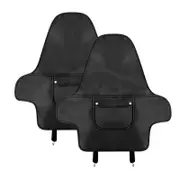 Tesla Model 3 2017-2023 and Model Y 2021-2024 Seat Back Protectors Kick Mats Cover Black