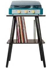 [Gadhouse] Brad MKII Record Player + Entertainment Stand Bundle in Green