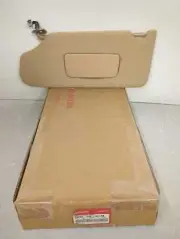 New OEM Genuine Honda Sun Visor 2004-2008 Acura TL Tan YR167L LH Lighted