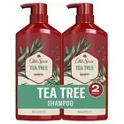 Old Spice Tea Tree Shampoo for Men Cooling Shampoo with Tea Tree Removes Buil...