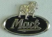 Mack Trucks bulldog logo, black lapel/hat pin badge F041202