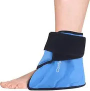 Ankle Ice Pack Reusable Hot Cold Therapy Compression Foot Ice Wrap Pain Relief for Achilles Tendonitis, Plantar Fasciitis, Ankle Sprain, Swelling Feet, Heel Spur, Sport Injuries