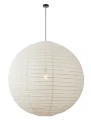 Tamarind 1000mm Round Handcrafted Linen Shade Only in Ivory