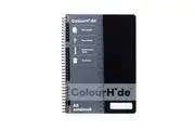 ColourHide A5 Notebook 200pg (Black)